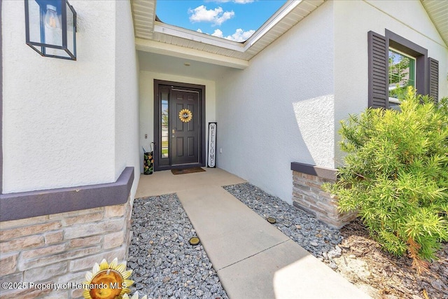 13454 Golden Lime Ave, Spring Hill, FL 34609 - entrance to property featuring stucco siding