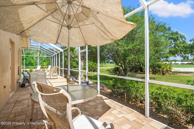 9161 Southern Comfort Ct, Weeki Wachee, FL 34613 - view of unfurnished sunroom