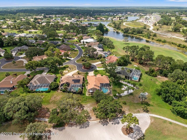 9161 Southern Comfort Ct, Weeki Wachee, FL 34613 - aerial view of property's location with a nearby body of water and nearby suburban area