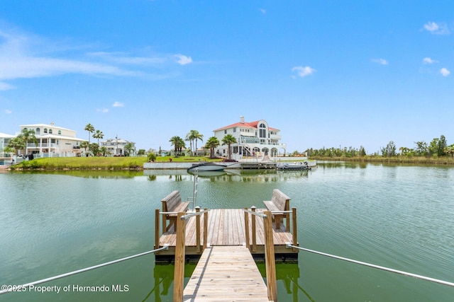 3226 Gardenia Dr, Hernando Beach, FL 34607 - dock with a water view