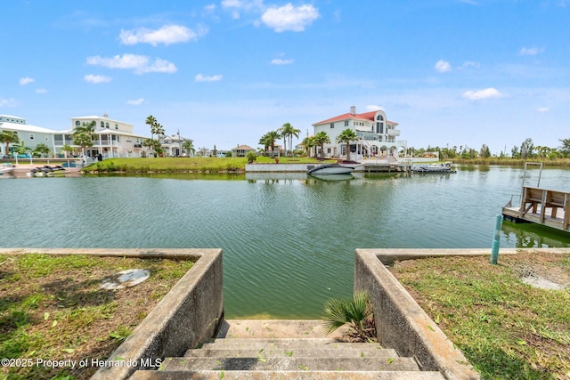 3226 Gardenia Dr, Hernando Beach, FL 34607 - dock area with a water view