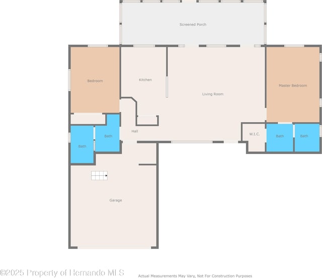 3226 Gardenia Dr, Hernando Beach, FL 34607 - floor plan / room layout