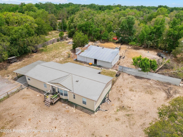 16040 Platinum Dr, Spring Hill Pasco, FL 34610 - view from above of property featuring a forest