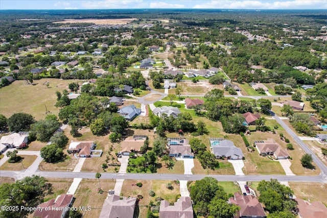 487 Waterloo Ct, Spring Hill, FL 34609 - aerial view of property and surrounding area with nearby suburban area