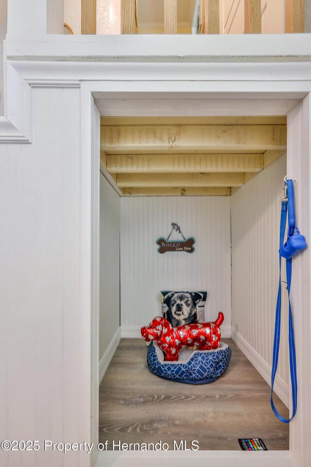 5507 Darlene St, Weeki Wachee, FL 34607 - detailed view of wood finished floors