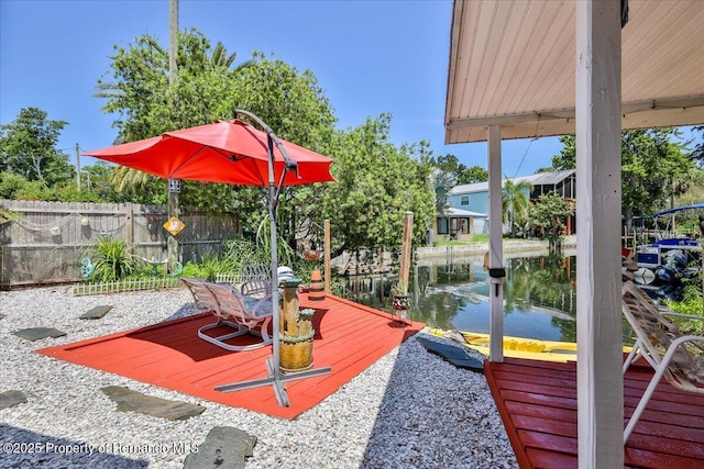 5507 Darlene St, Weeki Wachee, FL 34607 - view of jungle gym with a boat dock and a water view