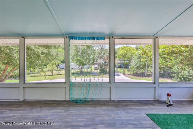 5507 Darlene St, Weeki Wachee, FL 34607 - view of unfurnished sunroom