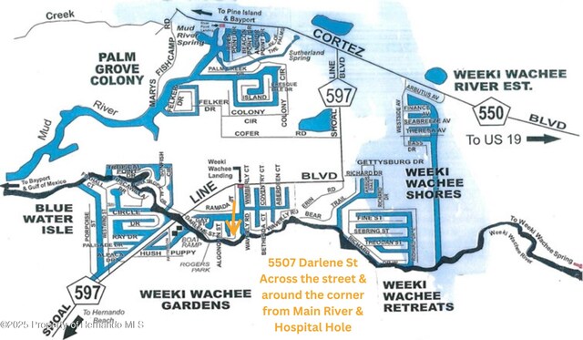 5507 Darlene St, Weeki Wachee, FL 34607 - map / location