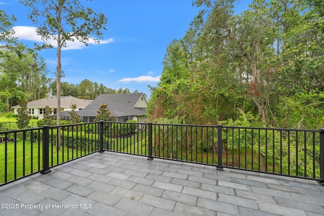 4522 Majestic Hills Loop, Brooksville, FL 34601 - view of patio featuring a residential view