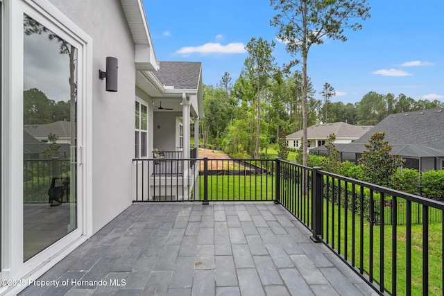 4522 Majestic Hills Loop, Brooksville, FL 34601 - view of patio featuring a residential view