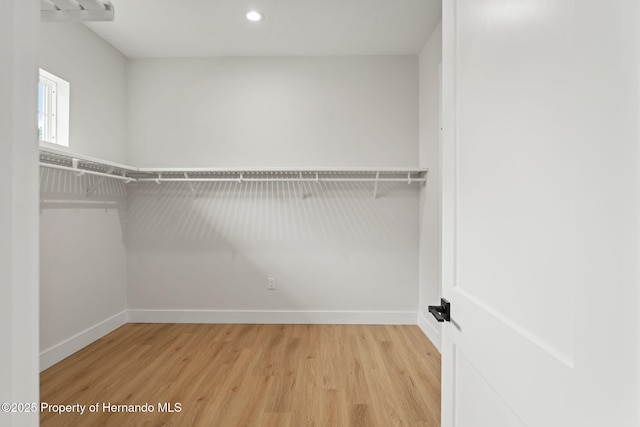 4522 Majestic Hills Loop, Brooksville, FL 34601 - walk in closet with light wood-type flooring