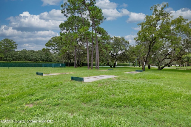 8308 Mobile Cir, Weeki Wachee, FL 34613 - view of property's community with a yard