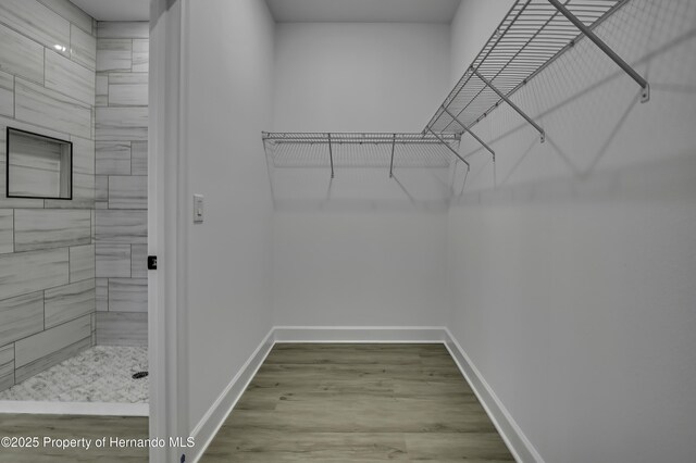 1080 Dunlap Ave, Spring Hill, FL 34609 - walk in closet with wood finished floors