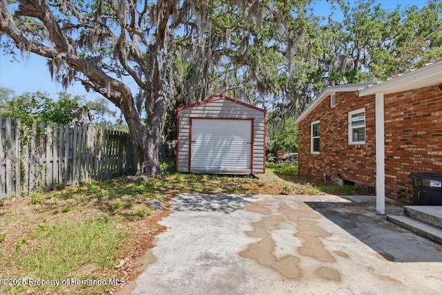 12301 Cedar St, Cedar Key, FL 32625 - garage with a shed
