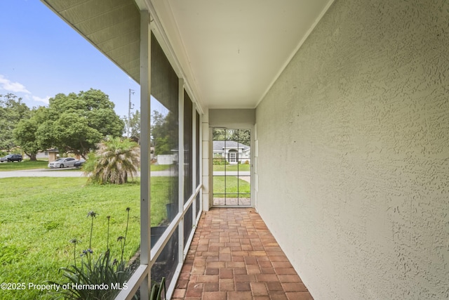 1038 Shenandoah Ln, Spring Hill, FL 34606 - view of unfurnished sunroom