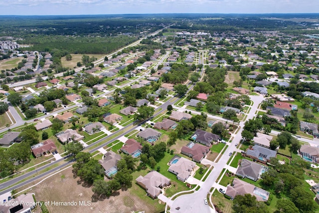 13417 Whitehaven Ct, Spring Hill, FL 34609 - aerial overview of property's location featuring nearby suburban area