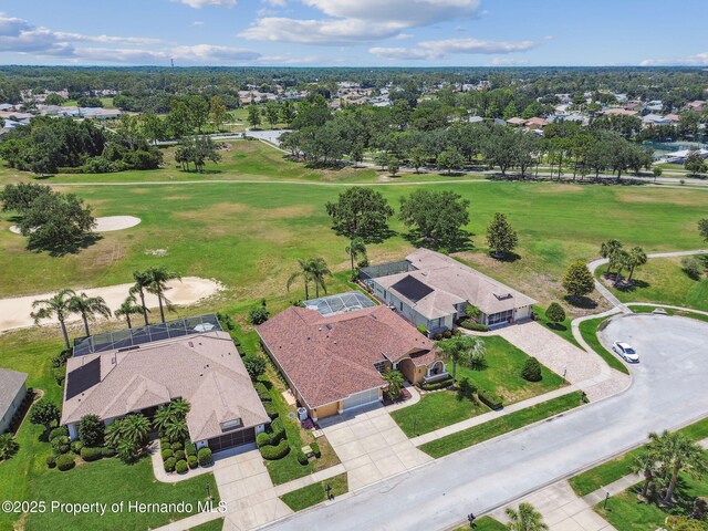 18223 Nestlebranch Ct, Hudson, FL 34667 - aerial view of residential area featuring a golf club