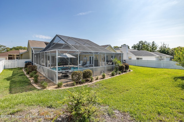 1049 Larkin Rd, Spring Hill, FL 34608 - back of property featuring a patio and a lanai