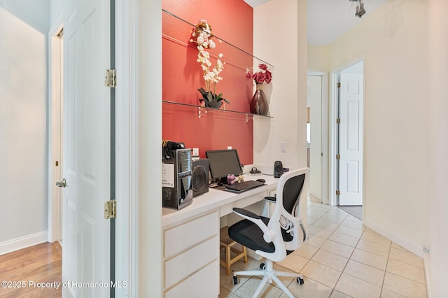 5182 Championship Cup Ln, Spring Hill, FL 34609 - office with light tile patterned floors and baseboards
