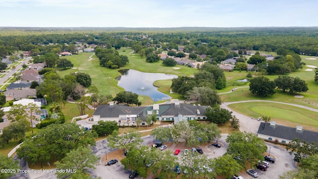 5182 Championship Cup Ln, Spring Hill, FL 34609 - aerial view of property's location with a nearby body of water, a local golf course, and nearby suburban area