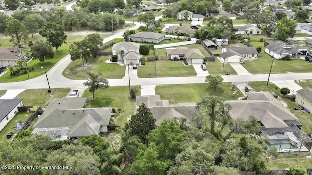 13406 Banyan Rd, Spring Hill, FL 34609 - aerial view of property and surrounding area with nearby suburban area