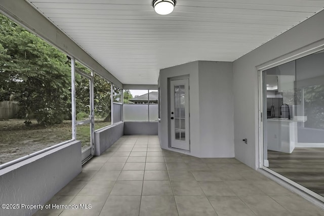 13406 Banyan Rd, Spring Hill, FL 34609 - view of unfurnished sunroom
