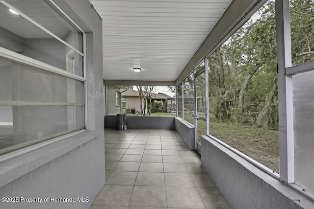 13406 Banyan Rd, Spring Hill, FL 34609 - view of unfurnished sunroom
