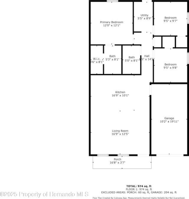 14376 Earline Ave, Weeki Wachee, FL 34614 - floor plan / room layout