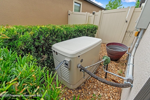 18620 Rococo Rd, Spring Hill Pasco, FL 34610 - exterior view of a power unit and stucco siding