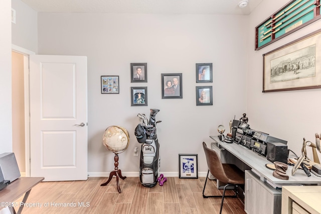 17679 Garsalaso Cir, Brooksville, FL 34604 - office space featuring light wood-style flooring and baseboards