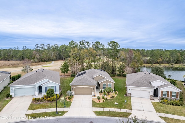 17679 Garsalaso Cir, Brooksville, FL 34604 - aerial view of property and surrounding area with a large body of water