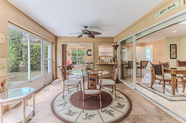 2481 Whispering Pines Ct, Spring Hill, FL 34606 - sunroom / solarium with plenty of natural light