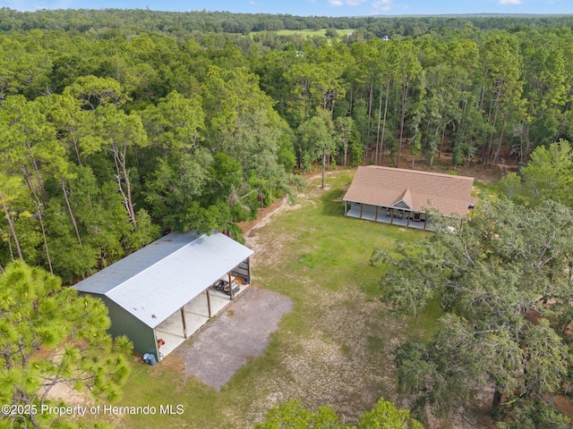 27295 Tarbel Rd, Brooksville, FL 34602 - aerial view of property and surrounding area with a forest