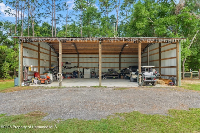 27295 Tarbel Rd, Brooksville, FL 34602 - view of pole building featuring a detached carport