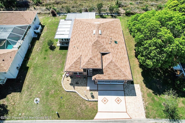 10485 S Drew Bryant Cir, Floral City, FL 34436 - view from above of property