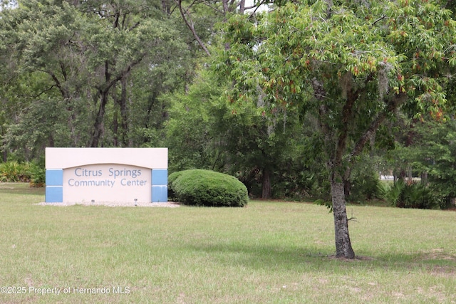 2001 W Royal Palm Dr, Dunnellon, FL 34434 - view of community featuring a yard