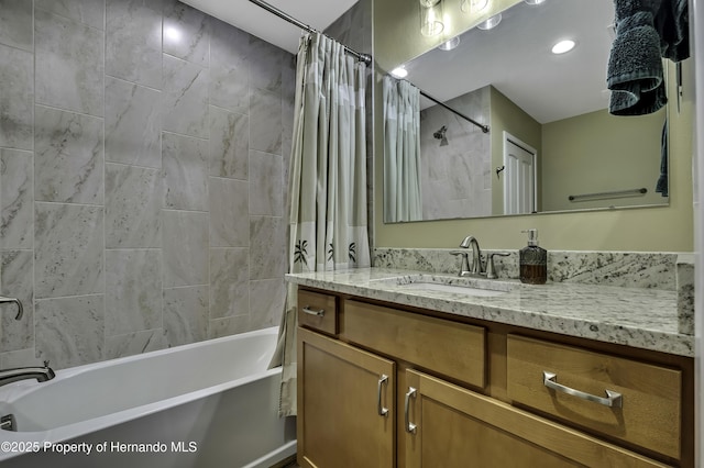 4123 Daisy Dr, Hernando Beach, FL 34607 - full bath with shower / tub combo and vanity