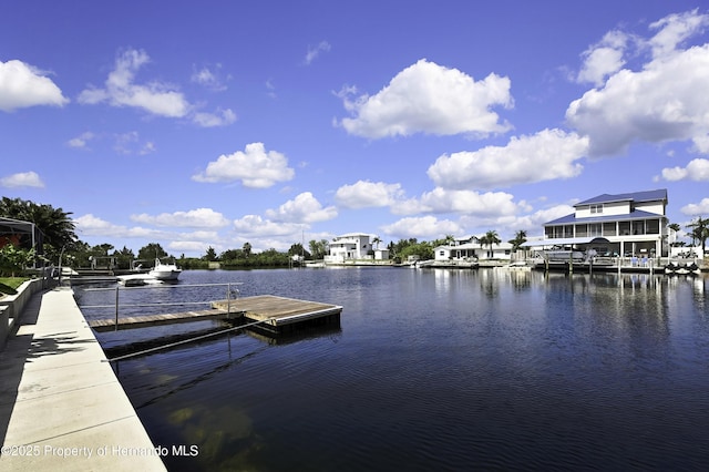 4123 Daisy Dr, Hernando Beach, FL 34607 - dock area with a water view