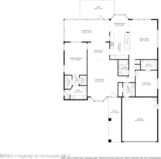 2486 Deer Trail Ln, Spring Hill, FL 34606 - property floor plan