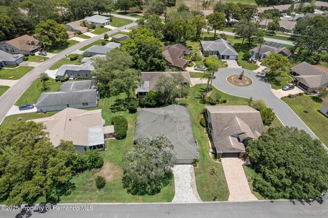 2486 Deer Trail Ln, Spring Hill, FL 34606 - aerial view of property's location with nearby suburban area
