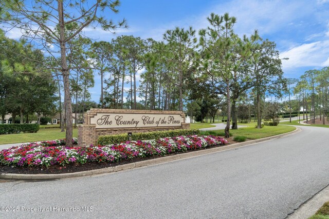 2486 Deer Trail Ln, Spring Hill, FL 34606 - community sign with a yard