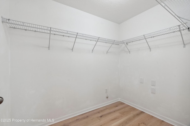 18710 Dobson Dr, Hudson, FL 34667 - spacious closet with light wood finished floors