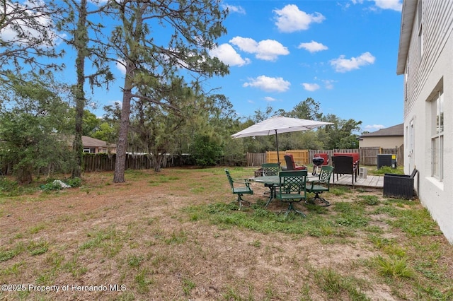 4148 Landover Blvd, Spring Hill, FL 34609 - view of yard with central AC
