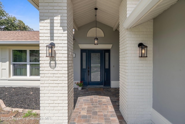 204 Oak Lake Dr, Spring Hill, FL 34608 - doorway to property with a shingled roof