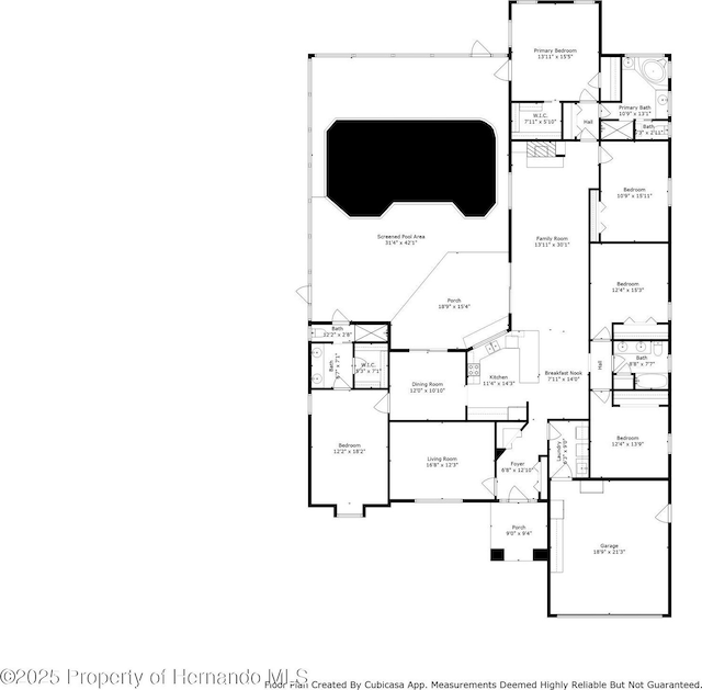 204 Oak Lake Dr, Spring Hill, FL 34608 - view of home floor plan