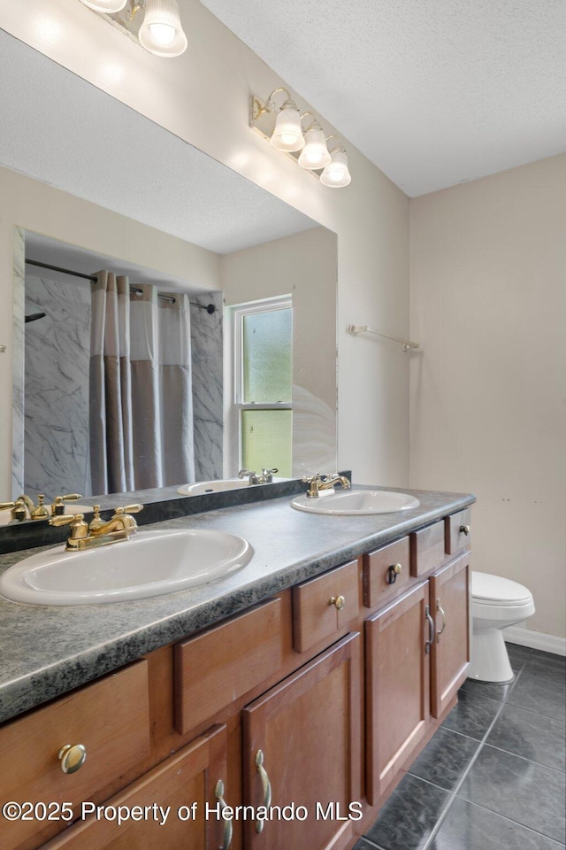 204 Oak Lake Dr, Spring Hill, FL 34608 - bathroom with double vanity and a shower with curtain