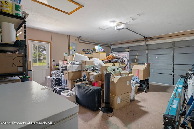 204 Oak Lake Dr, Spring Hill, FL 34608 - garage featuring electric panel and a garage door opener