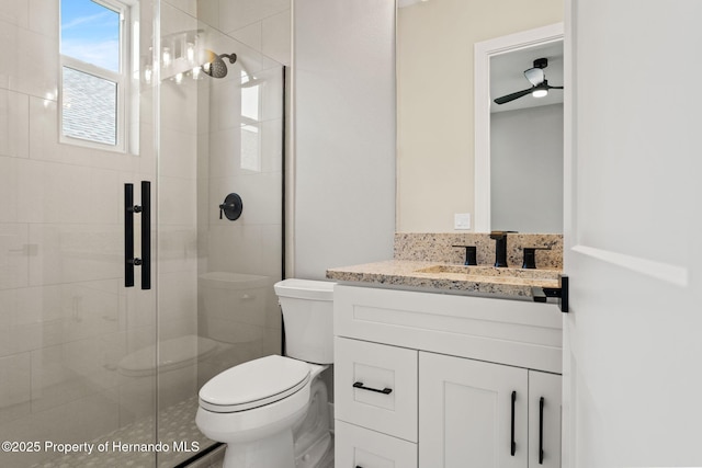 5018 Elm Leaf Dr, Brooksville, FL 34601 - full bathroom featuring vanity and a stall shower