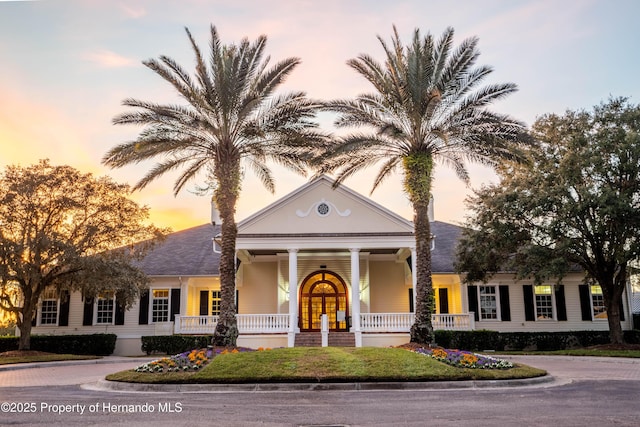 5018 Elm Leaf Dr, Brooksville, FL 34601 - view of property at dusk