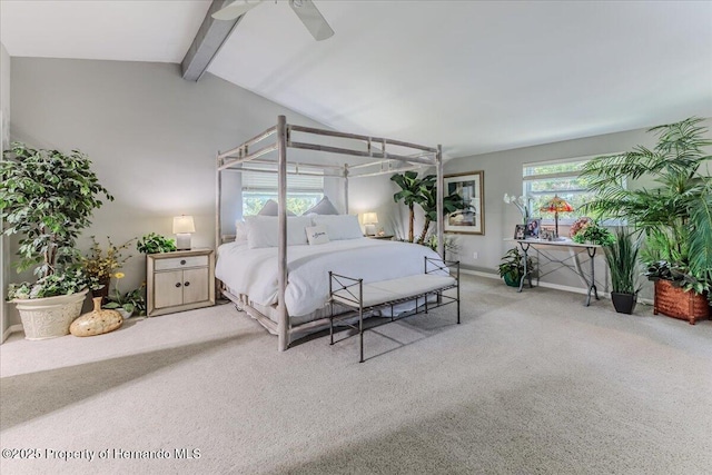 5233 Tuscawilla Dr, Weeki Wachee, FL 34607 - carpeted bedroom with a ceiling fan and baseboards